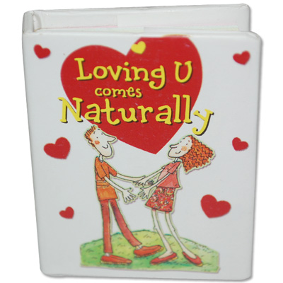 "Love U comes Naturally Miniature Book-code006 - Click here to View more details about this Product